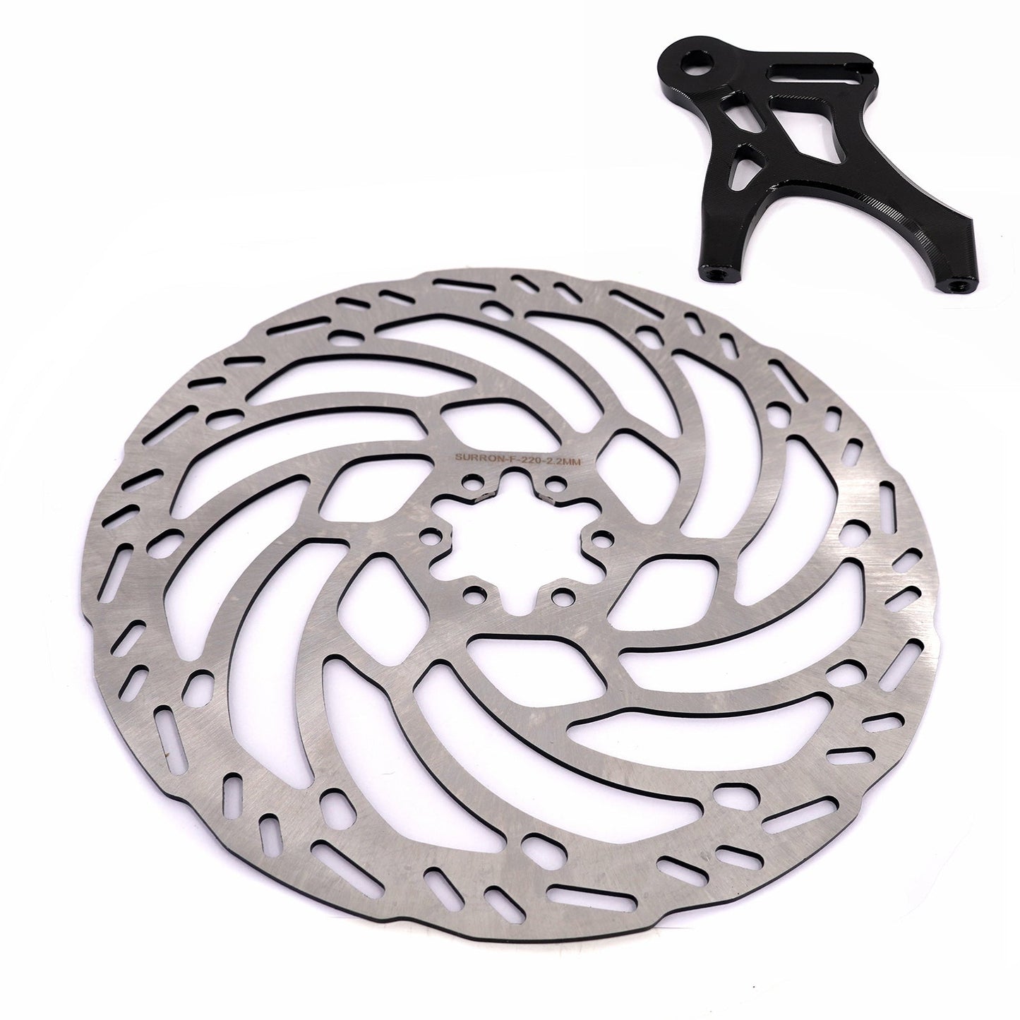 KKE Rear 220MM Disc with Adapter For SurRon Light Bee X, Segway X160/X260, E-Ride Pro SS (Collective)