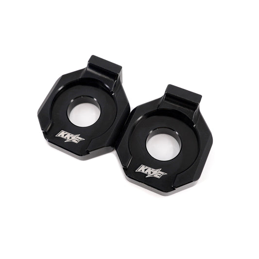 KKE Axle Chain Adjuster Blocks Fit Rawrr Mantis, Mantis X Black and Red (Collective)
