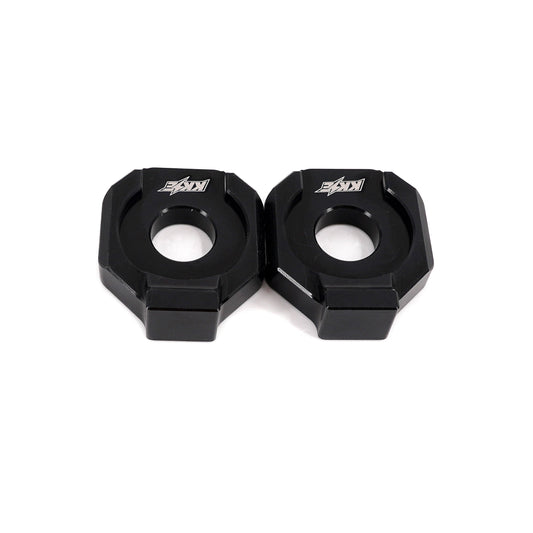 KKE Axle Chain Adjuster Blocks Fit Rawrr Mantis, Mantis X Black and Red (Collective)