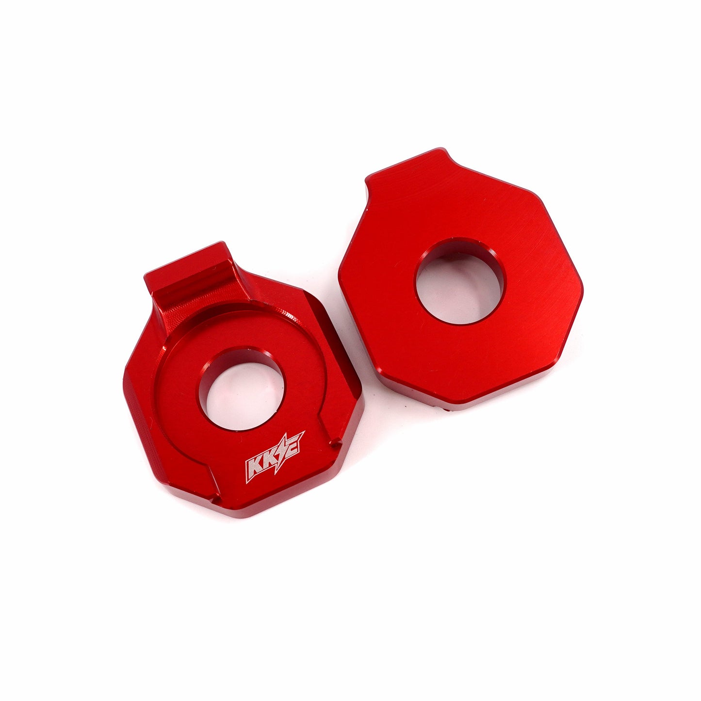 KKE Axle Chain Adjuster Blocks Fit Rawrr Mantis, Mantis X Black and Red (Collective)