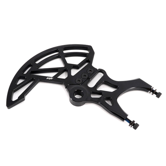 KKE Aluminum Rear Brake Disc Guard Fit Rawrr Mantis, Mantis X Red and Black (Collective)