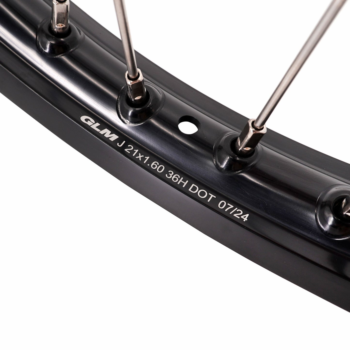 US Stock KKE 1.6*21" E-bike Spoke Wheels Rim Fit For SurRon Ultra Bee 2023-2025 Silver Nipples & Silver Spokes