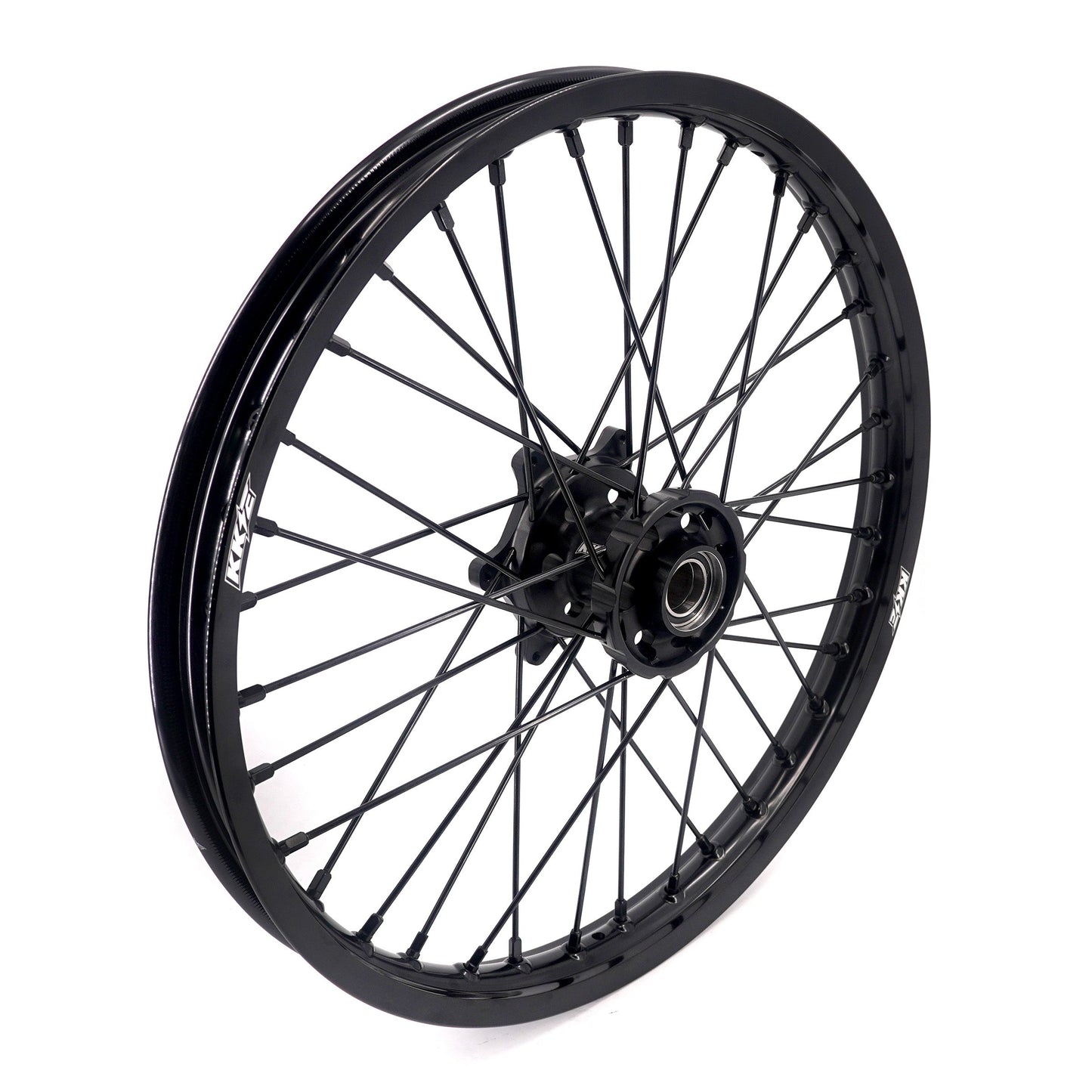 KKE Enduro 1.6*21" & 2.15*18" CNC Hub Electric Dirtbike Alloy Wheels Rims Fit STARK VARG MX EX All Black