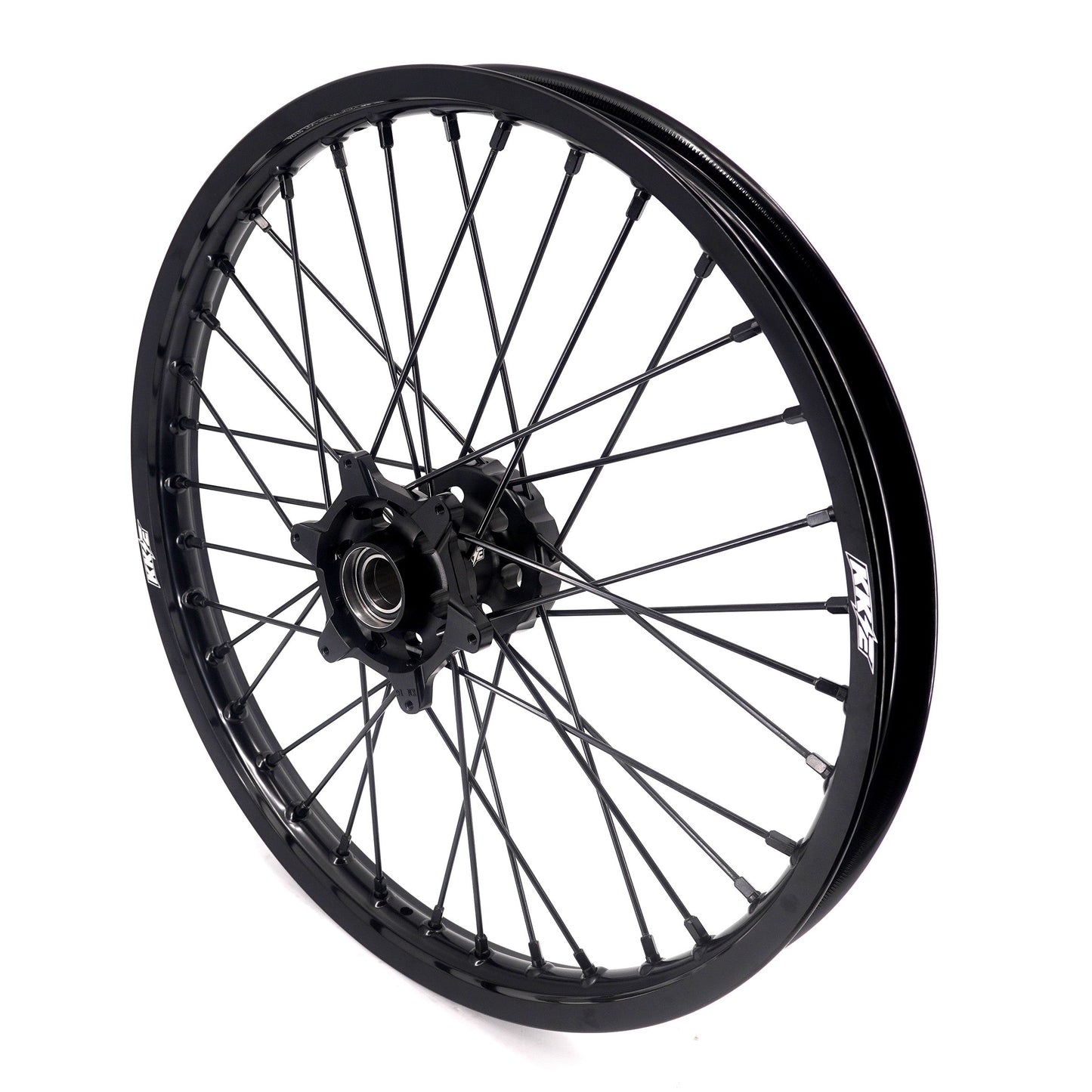 KKE Enduro 1.6*21" & 2.15*18" CNC Hub Electric Dirtbike Alloy Wheels Rims Fit STARK VARG MX EX All Black