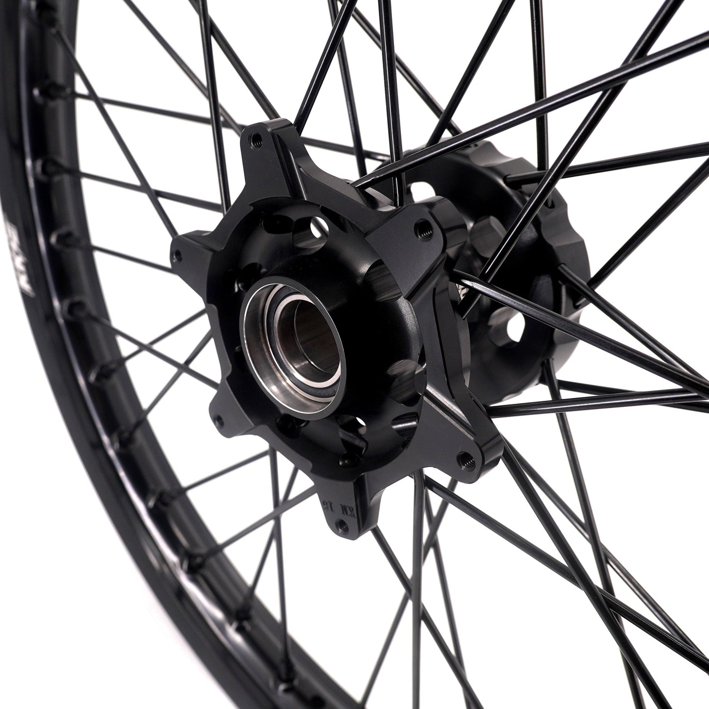 KKE Enduro 1.6*21" & 2.15*18" CNC Hub Electric Dirtbike Alloy Wheels Rims Fit STARK VARG MX EX All Black