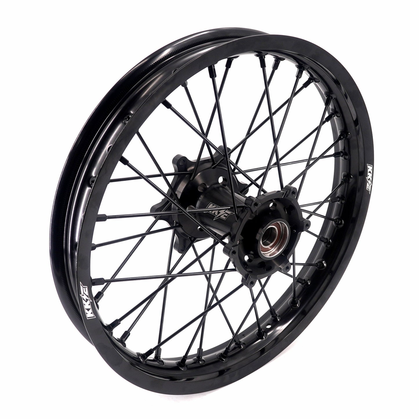 KKE Enduro 1.6*21" & 2.15*18" CNC Hub Electric Dirtbike Alloy Wheels Rims Fit STARK VARG MX EX All Black