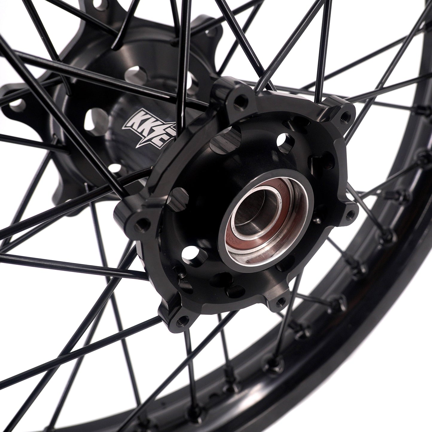 KKE Enduro 1.6*21" & 2.15*18" CNC Hub Electric Dirtbike Alloy Wheels Rims Fit STARK VARG MX EX All Black