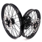 KKE Enduro 1.6*21" & 2.15*18" CNC Hub Electric Dirtbike Alloy Wheels Rims Fit STARK VARG MX EX All Black
