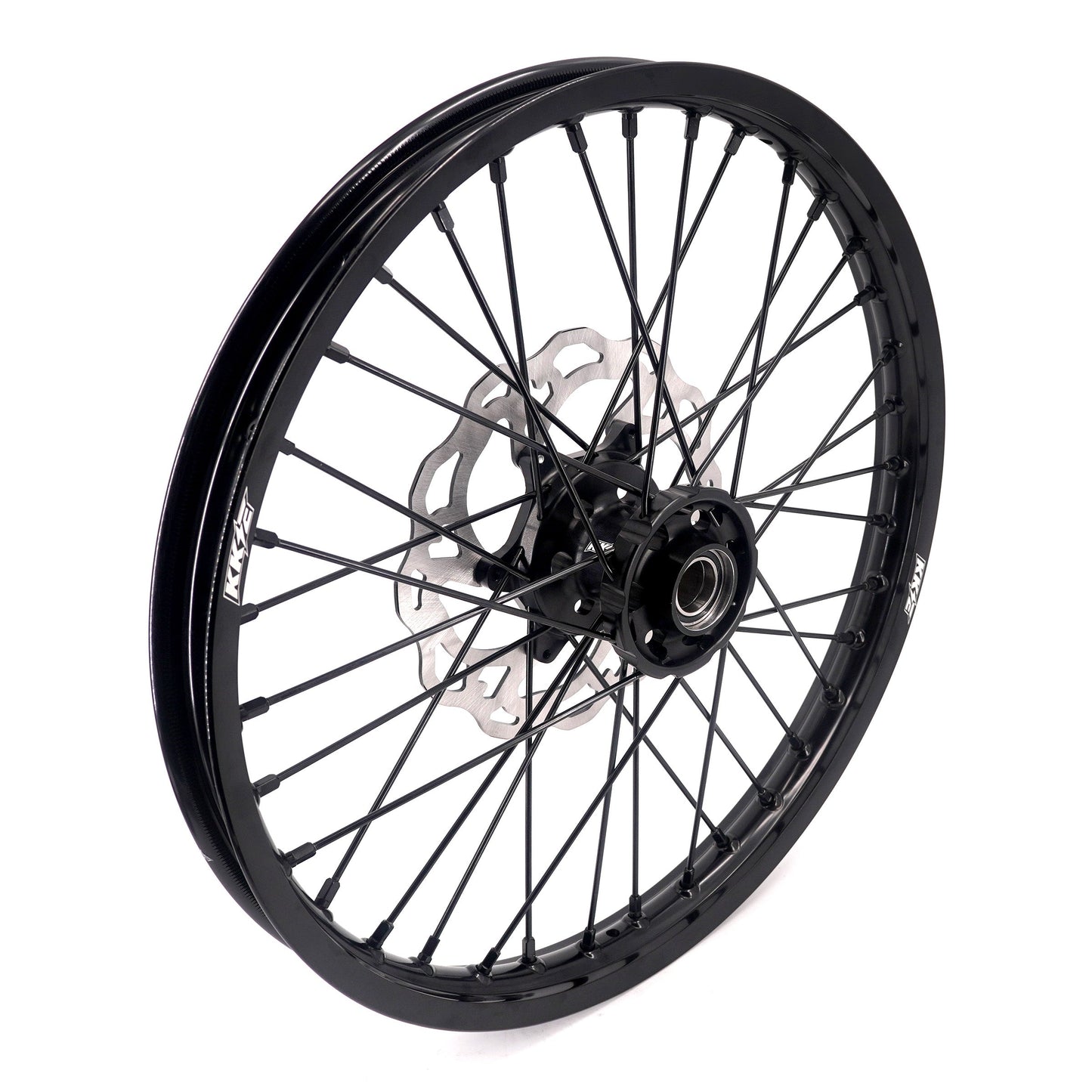 KKE Enduro 1.6*21" & 2.15*18" CNC Hub Electric Dirtbike Alloy Wheels Rims Fit STARK VARG MX EX All Black