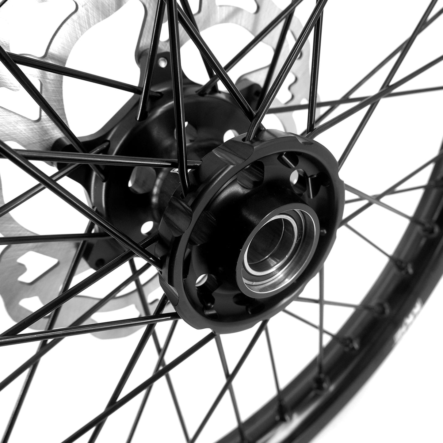 KKE Enduro 1.6*21" & 2.15*18" CNC Hub Electric Dirtbike Alloy Wheels Rims Fit STARK VARG MX EX All Black