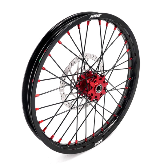 US Stock KKE 1.6*19" & 1.85*16" New Style E-bike Wheels Rim For SurRon Light Bee-X 2019-2025 Red Nipples