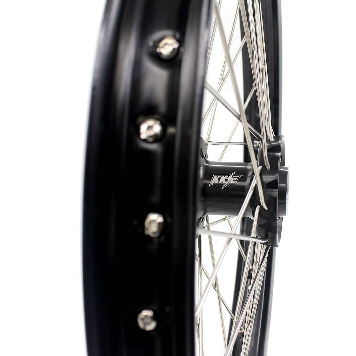 US Stock KKE 1.6*21" E-bike Spoke Wheels Rim Fit For SurRon Ultra Bee 2023-2025 Silver Nipples & Silver Spokes