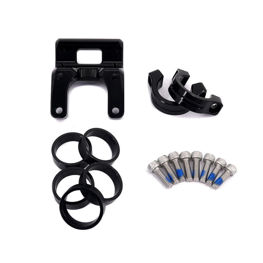 KKE Black Handlebar Risers Kit SURRON Light Bee X Bracket Clamps Pads (Color options)
