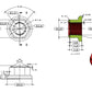 Warp 9 Titanium Rear Axle Replacement Nut
