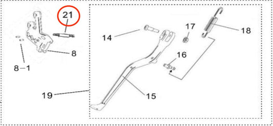 Light Bee Kickstand Pin "A"