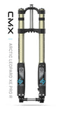 F43 CMX Tune | Tool Free LSC | 220 mm Travel | Arctic Leopard XE Pro R