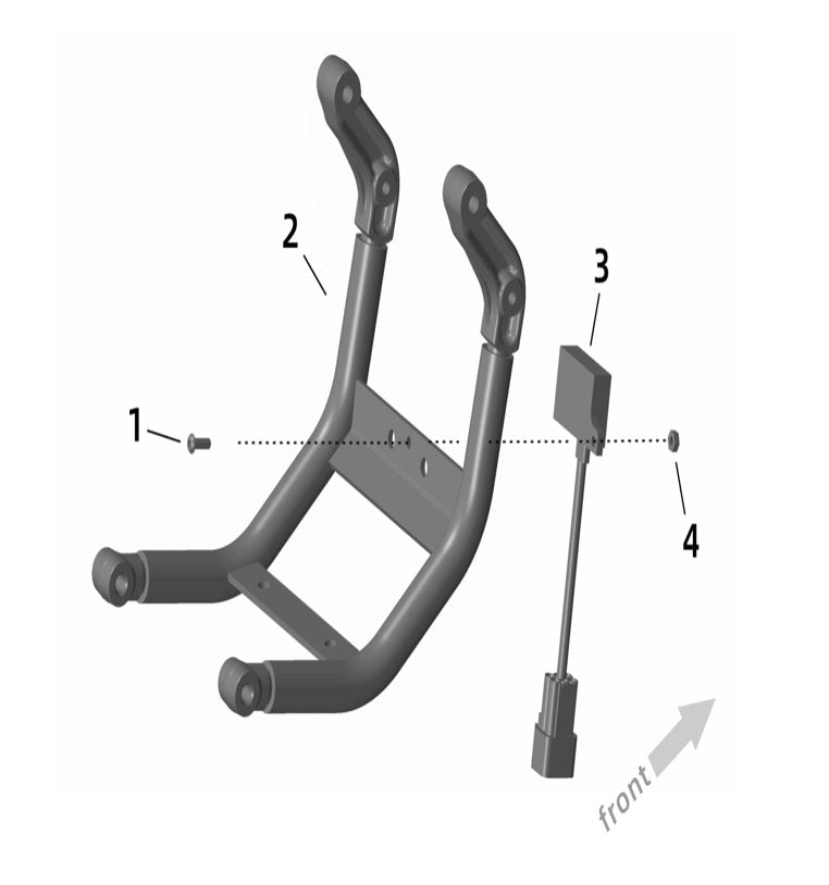 Ultra Bee Lower Frame Support Bracket