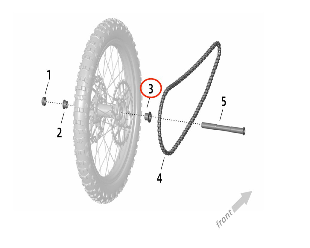 Ultra Bee Rear Axle Bushing (RIGHT)