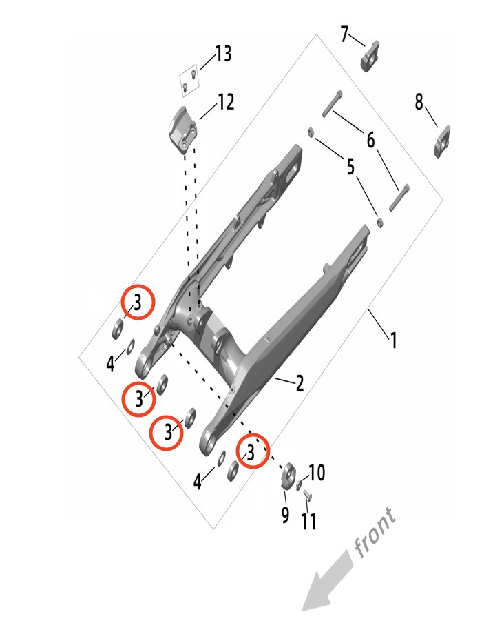 Ultra Bee Swingarm Bearing